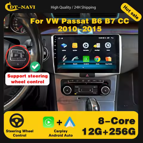 For Volkswagen VW Passat B6 B7 CC 2010-2015 Android Carplay radio Multimedia Video Player screen Nav