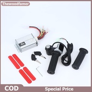 thewoodfamer 1 Set 36V 1000W E-Bike Brush Controller Multifunction Thumb Throttle Grip Kit for E-Bik