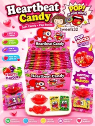 SANWA 30pcs HeartBeat Candy Soft Candy+Pop Rocks HALAL