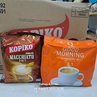 Combo 1 Bịch Cà Phê Kopiko 400g + 1 Bịch Cà Phê Good Morning 480g Date 2027