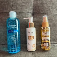 AWDAY 3in1 PAKET KERATIN CHARCOAL SHAMPO 250ml dan HAIR TONIC CONDITIONER HAIR CREAM PAKET BUNDLING 