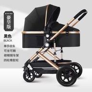 全城熱賣 - 輕便雙向嬰兒推車 一鍵折疊高景觀減震四季四輪手推車 嬰兒車