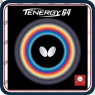 Butterfly Tenergy 64 Table Tennis Rubber - Black/Red - [Thickness Type]