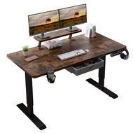 BilBil 55 inches 1.4M Electric Standing Desk Multi-functional electric Lift Table With Drawer Bracke
