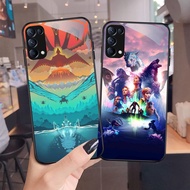 NC-34 Godzilla vs Kong Kaca Glass Case For OPPO Reno 6Z 6 5 4 3 A91 F15