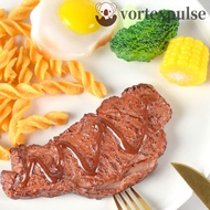 VORTEXPULSE Simulation Steak Model, Western Food Cooking Toys Simulation Kitchen Toy, Poached Egg Si