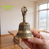 [EruditeCourtS] Retro Copper Bell Wind Chimes Brass Crafts Die-casting Falling Wind Chimes Tibetan B