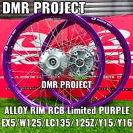 RCB ALLOY RIM LIMITED EX5/W125/LC135/Y125Z/Y15/Y16 RACING BOY ALLOY RIM [1.2/1.4/1.6x17] HUB CHROME