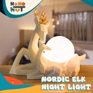 🇸🇬 Nordic Elk Night Light | Night Lamp | Table Lamp | Side Lamp