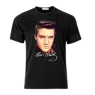 Elvis Presley Iconic Signature T Shirt Black