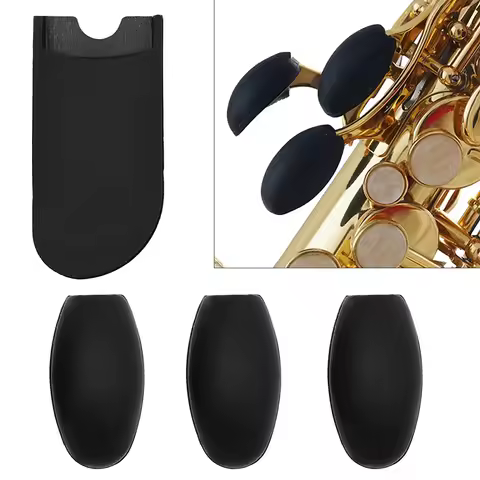 1Set Saxophone Finger Rest Saxophone Thumb Rest Cushion Palm Key Silicone Finger Protector for Alto 