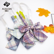 JK Collar Plaid Uniform Bow Tie Japanese Student Sailor Uniform Preppy Style Girl Bow JK Uniform