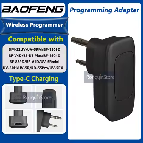 BAOFENG Wireless Programmer Adapter Programming Via Mobile Phone / PC for DM-32UV UV-5RM BF-1909D BF