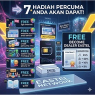 EASTEL UMobile 5G SIM Card – Pelan Jana Duit + FREE 7 Hadiah Eksklusif (Internet/Web/Credit/Guide) N