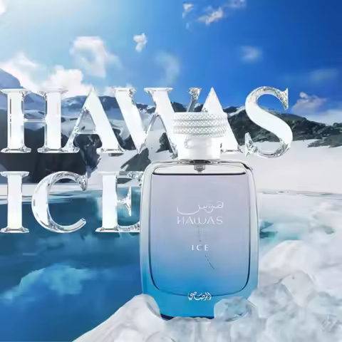 100ml Original Arab Perfumes RASASI Hawas Ice Eau de Parfum Spray High Quality Lasting Aromatic Perf