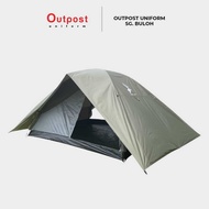 Deer Creek 6 Person Double Layer Typhoon Dome Tent Army Green
