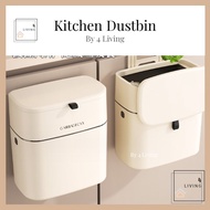 Minimalist Kitchen Dustbin Bertutup Tong Sampah Dapur Gantung Kabinet Kitchen Storage Organizer Kitc
