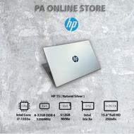 HP 15 (2023) Laptop | Intel® Core™ i7-1355u | 8GB RAM | 512GB SSD | 15.6" FHD | Win11 Home | Ms Offi