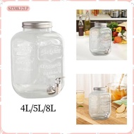 [szxmkj2lp] Glass beverage dispenser, water dispenser, fruit infuser with, beverage