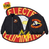 jaket Electric Eliminators jaket warriors Yellow Satin Jacket