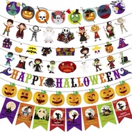 Halloween hanging flags - decorate homes, shops, shops, cafes
