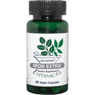 Vitanica Iron Extra, Iron Supplement Enhanced Absorption with Vitamin C 500mg, Methylfolate 400mcg, 