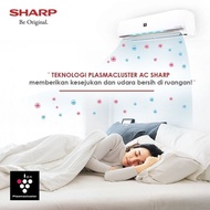 terbaru !!! ac sharp 1pk - ah-xp10uhy - inverter plasma + pasang ready