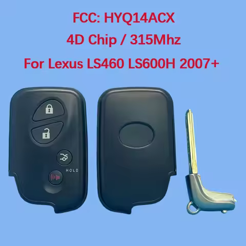 CN052034 Aftermarket 4 Button Smart Key Fob 315MHz FCC 89904-50F90 4D Chip For Lexus LS460 LS600H 20