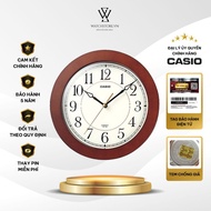 Casio IQ-126-5DF Wall Clock 26cm Face Genuine Plastic Glass