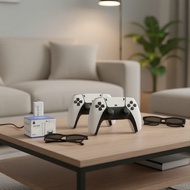 M15 4K Retro Game Stick 128GB, 40,000 Preloaded Games, Wireless Gamepad, TV Handheld Console Stik Pe