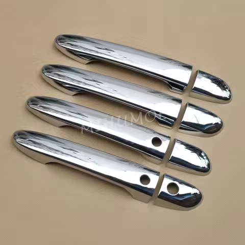 8Pcs Glossy Chrome Keyless Door Handles Cover Trim ABS Plastic For Mazda 2 3 6 CX-3 CX-5 CX-9 CX3 CX