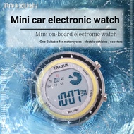 = Car Electronic Clock Waterproof Car Clock Electric Vehicle Motorcycle Digital Clock Ornaments Car 