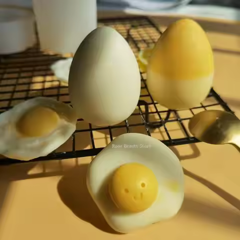 3D Egg Candle Silicone Mold Diy Homemade Scented Candle Resin Mould Chocolate Fondant Cake Mold Form