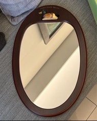 Fortunate Decoy 日本綠頭鴨 木質橢圓梳妝鏡 穿衣鏡壁掛鏡鏡子 MIRROR