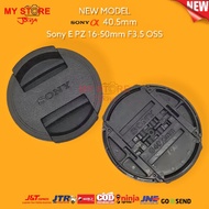 Lens cap Lens Cover sony 40.5mm Kit 16-50mm f3.5 OSS Grade Ori Original NEW MODEL Camera Sony Alpha 