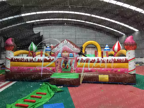 Hot Sale Outdoor Large Bouncy Castle with Slide Inflatable Kid Playground Castle Bouncer Bounce Hous