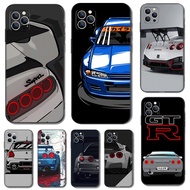 for iPhone 15 16 17 pro Plus Max Air TPU phone case soft shell protective cover (P-1) Nissan GTR Hal