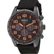 Seiko ssc233 黑橙鋼錶