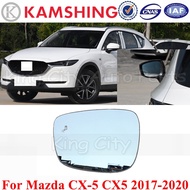 CAPQX For Mazda CX-5 CX5 2017-2020 Outside Rearview Mirror Glass Side Rear view Mirror Reflector Lens heated blind-spot