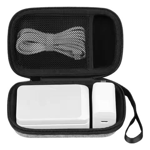 Hard EVA Carrying Case for for Anker MagGo 3-in-1 Charging Station Storage Holder Bag with Mesh Pock