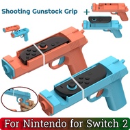 Shooting Game Gun Controller for Nintendo Switch 2 Joycon Hand Grip Motion Controller Game Gun Shoot