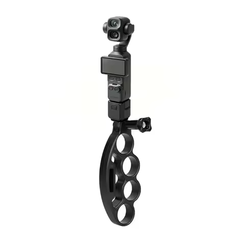 Finger Hand Grip Mount Knuckle Handheld Shooting Vlog Holder for DJI Action /Osmo Pocket 4P / 4 / 3