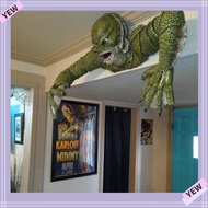 YYE Creature from the Black Lagoon Grave, Figure Model Halloween Creation,  Resin Home Decor Crafts 