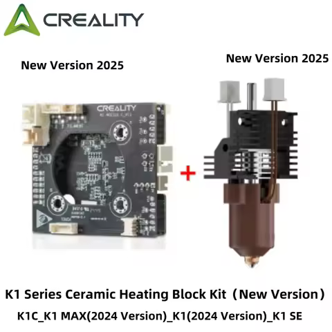 Creality 2025 New Version K1/K1 Max/K1C Ceramic Heating Block Kit Terminal with Buckle Compatible wi