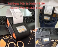 Túi đựng máy in nhiệt Bluetooth PT210 - túi đeo máy in thắc lưng - túi bảo vệ máy in