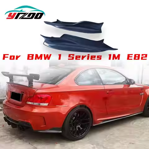 For 2005-2013 BMW 1 Series 1M E82 E87 modification and upgrade carbon fiber rear bumper corner Body 