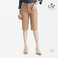 GSP Jeans Young Color Jeans กางเกงยีนส์ขาสั้น สีน้ำตาลอ่อน กางเกง กางเกงขาสั้น ผญ กางเกงขาสั้น (PYT7