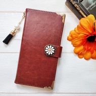 筆電型皮套 iPhone 11 iPhone 16 Galaxy S22 S21 iPhone 12 iPhone 13 棕色棕咖啡色