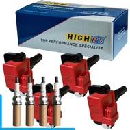 Ignition Coil Spark Plug for SUBARU Forester Impreza Wrx Sti Outback Legacy Gt FK0186 EJ255 EJ257 EJ