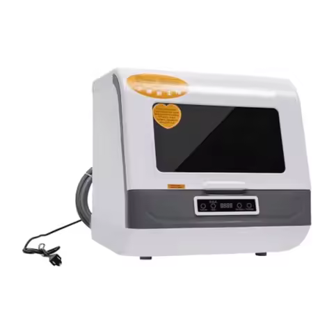 Countertop DishwasherPortable Dishwasher with 3 Washing Programs Compact Dishwashers with 8L Built-i